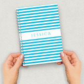 Name des Musters blau-weiß gestrichen Notizblock