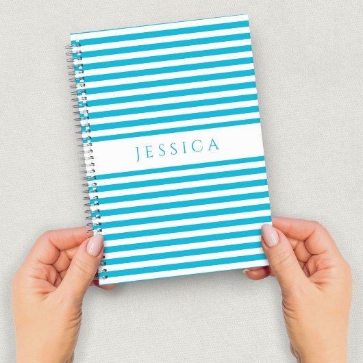 Name des Musters blau-weiß gestrichen Notizblock