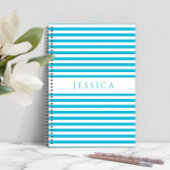 Name des Musters blau-weiß gestrichen Notizblock