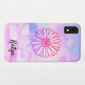 Name des Musters des Musters des Monogrammes Case-Mate iPhone Hülle (Rückseite (Horizontal))