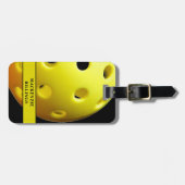 Name des Musters des Pickleball-Monogramms Gepäckanhänger (Vorderseite horizontal)