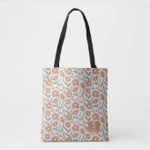 Name des Musters für das Muster des Retro Floral Tasche (Vorderseite)