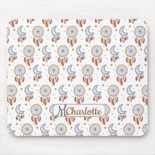 Name des Musters für das Muster Retro Whimsical Mousepad (Vorne)