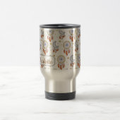 Name des Musters für das Muster Retro Whimsical Reisebecher (Mittel)