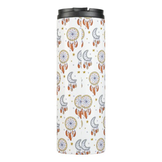 Name des Musters für das Muster Retro Whimsical Thermosbecher (Rückseite)