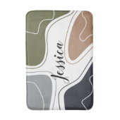 Name des Musters für geometrische Formen neutraler Badematte (Vorderseite Vertikal)