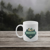 Name des Nationalparks oder Staat Kaffeetasse