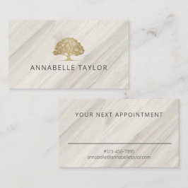 Name des natürlichen Wellness-Centers Terminkarte