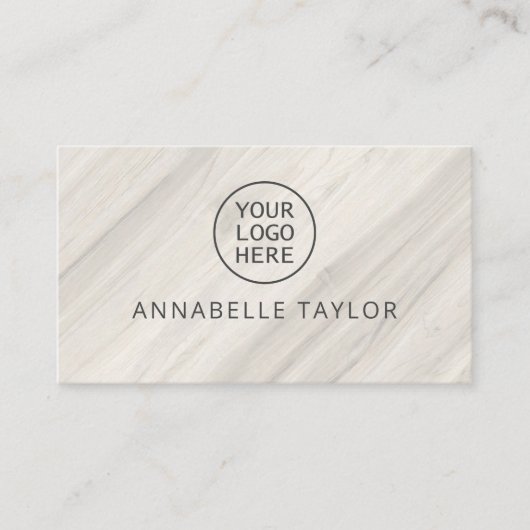 Name des natürlichen Wellness-Centers Terminkarte (Vorderseite)