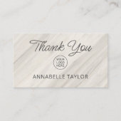 Name des natürlichen Wellness-Centers Vielen Dank Rabattkarte (Vorderseite)