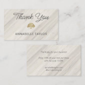 Name des natürlichen Wellness-Centers Vielen Dank Rabattkarte (Vorne/Hinten)