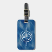 Name des nausischen blauen Kapitäns Gepäckanhänger (Vorderseite vertikal)