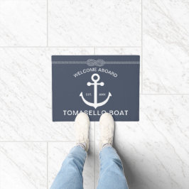 Name des Nautic Anchor Boats Fußmatte