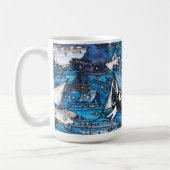 Name des Nautic Anchor Boats Kaffeetasse (Links)