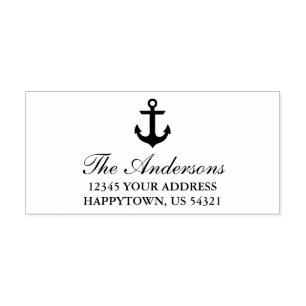 Name des Nautic Boat Anchor Permastempel