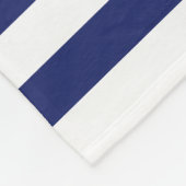 Name des Nautic Captain Blue Anchor hinzufügen Fleecedecke (Ecke)