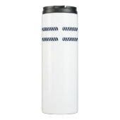 Name des nautischen Blue Anchor-Boots Thermosbecher (Rückseite)