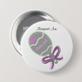 Name des neuen Baby Girl Button (Vorne & Hinten)