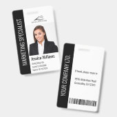 Name des neuen Firmenlogo für Mitarbeiter-Foto Sch Ausweis (Vorder- & Rückseite)