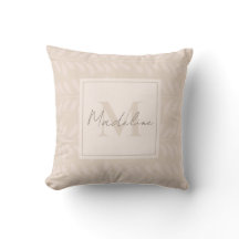 Name des neutralen Boho Monogramms