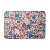 Name des neutralen Brustmusters Badematte (Vorderseite)