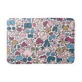 Name des neutralen Brustmusters Badematte (Vorderseite)