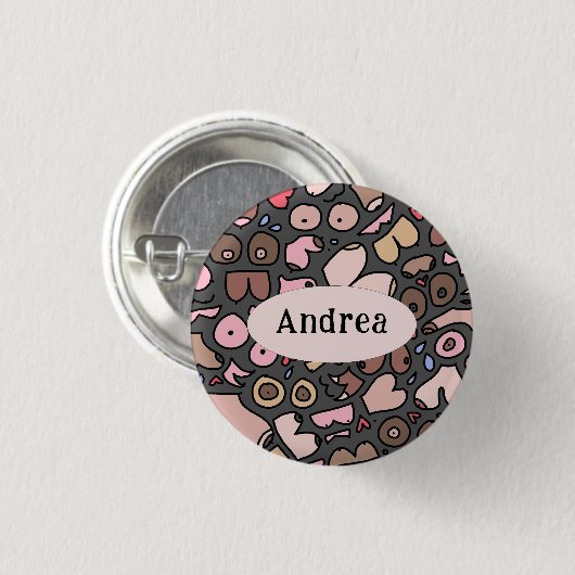 Name des neutralen Brustmusters Button (Vorne & Hinten)