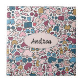 Name des neutralen Brustmusters Fliese (Vorderseite)