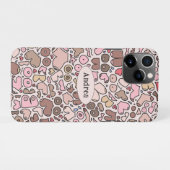 Name des neutralen Brustmusters iPhone Hülle (Rückseite (Horizontal))