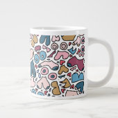 Name des neutralen Brustmusters Jumbo-Tasse (Rechts)