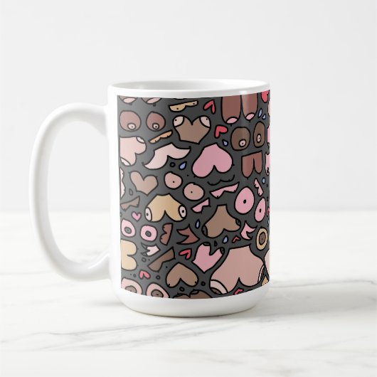 Name des neutralen Brustmusters Kaffeetasse (Links)