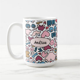 Name des neutralen Brustmusters Kaffeetasse