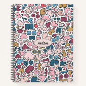 Name des neutralen Brustmusters Notizblock (Vorderseite)