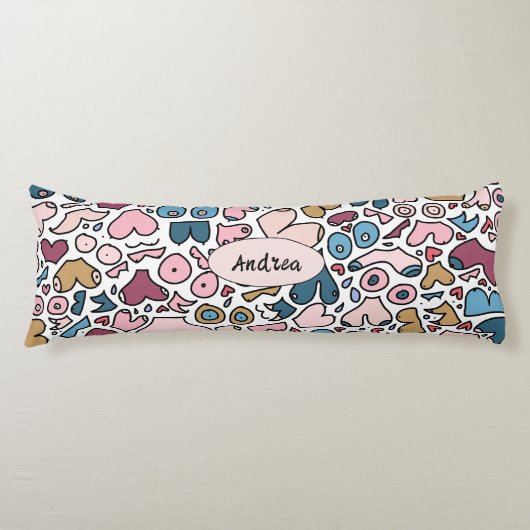 Name des neutralen Brustmusters Seitenschläferkissen (Vorderseite)