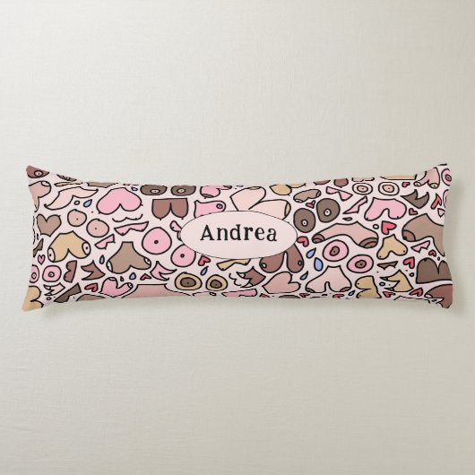 Name des neutralen Brustmusters Seitenschläferkissen (Vorderseite)