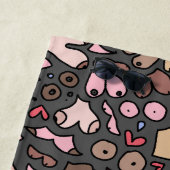 Name des neutralen Brustmusters Strandtuch (Beispiel)