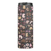 Name des neutralen Brustmusters Thermosbecher (Rückseite)