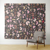 Name des neutralen Brustmusters Wandteppich (Beispiel (Horizontal))