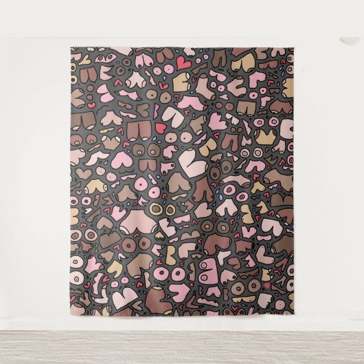 Name des neutralen Brustmusters Wandteppich (Vorderseite)