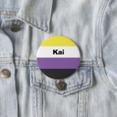 Name des nicht binären Strichs oder Monogramms Button (Beispiel)
