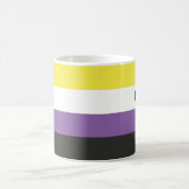 Name des nicht binären Strichs oder Monogramms Kaffeetasse (Mittel)