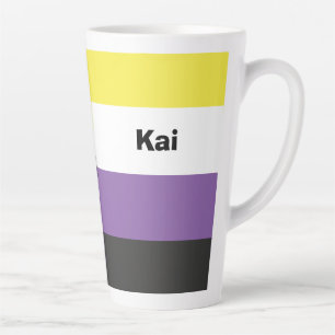 Name des nicht binären Strichs oder Monogramms Milchtasse