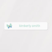 Name des niedlich School Daycare Girl Etiketten (Design 1)