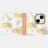 Name des niedlichen Ananas Case-Mate iPhone Hülle (Rückseite (Horizontal))
