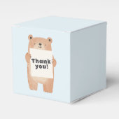 Name des niedlichen Bärenhalters oder Meldungszeic Geschenkschachtel (Vorderseite)