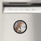 Name des niedlichen benutzerdefinierten Dog-Fotos Magnet (In Situ (Geschirrspüler))