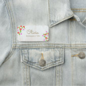 Name des niedlichen Blumenwaldes Namensschild (Beispiel)