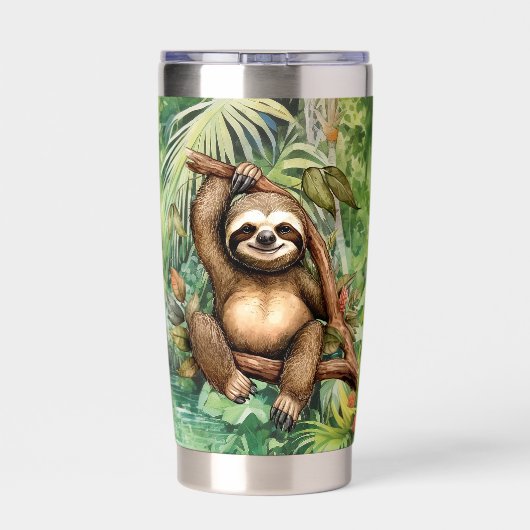 Name des niedlichen Campings Thermobecher (Rückseite)