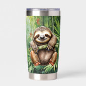 Name des niedlichen Campings Thermobecher (Rückseite)