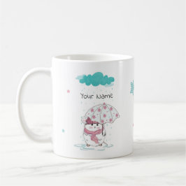 Name des niedlichen Hamsters und der Sterne Kaffeetasse
